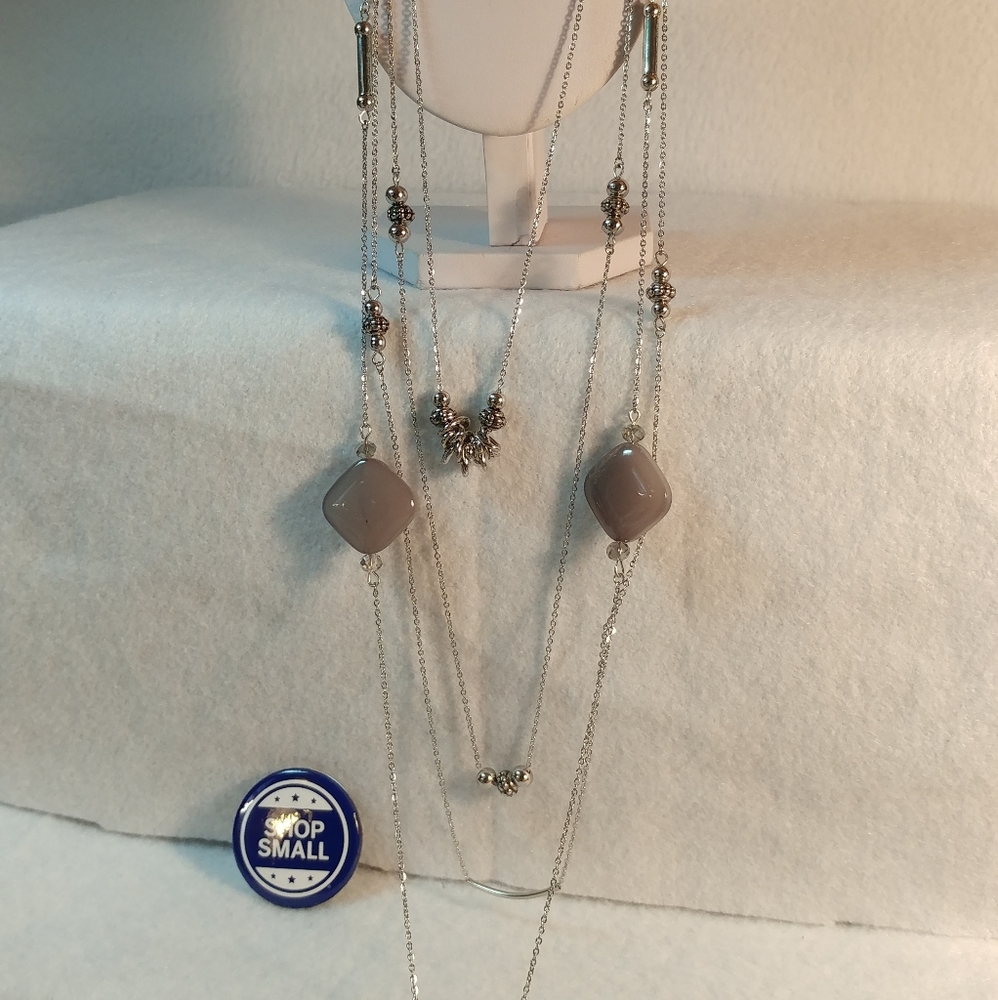 3 individual necklace's.